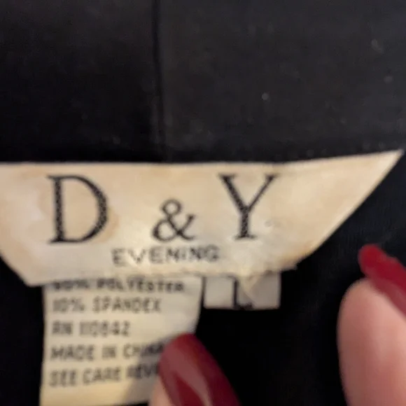 Chic Black Velvet Women's Blazer - Picture 3 of 3